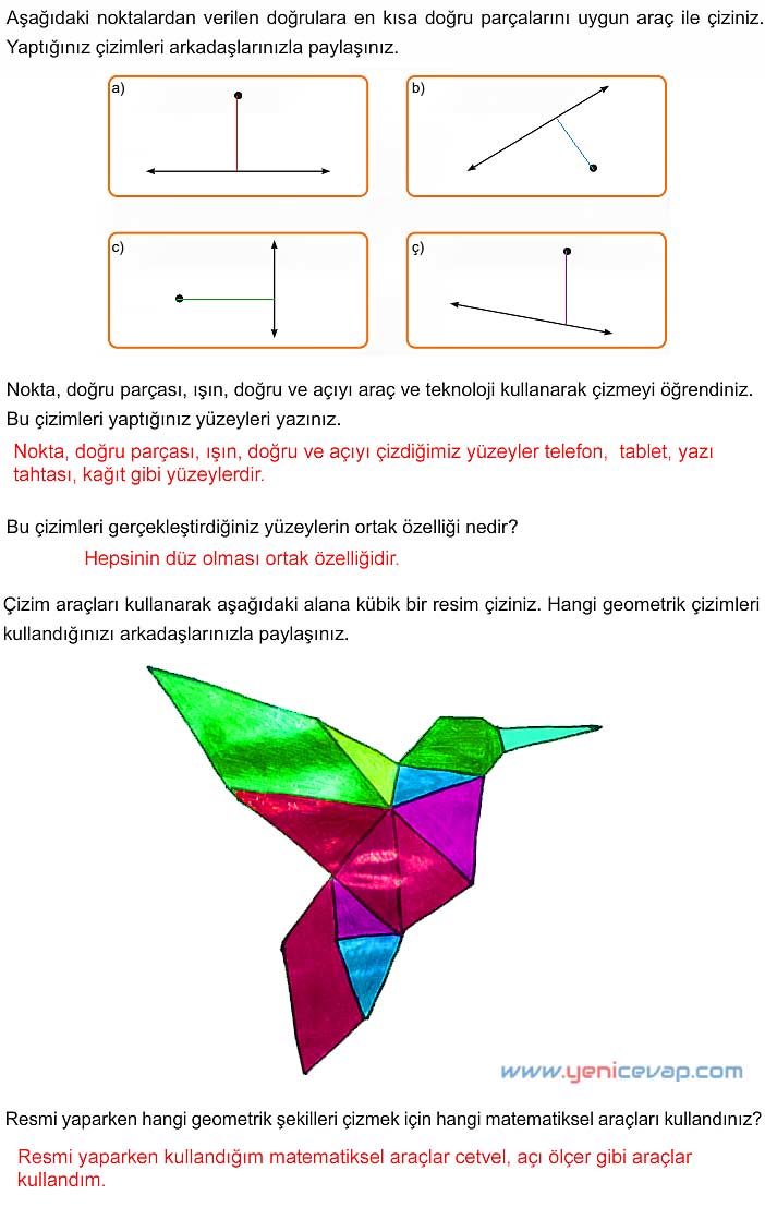 5. Sınıf Matematik 1. Kitap Sayfa 30 31 32 33 34 Cevapları Meb