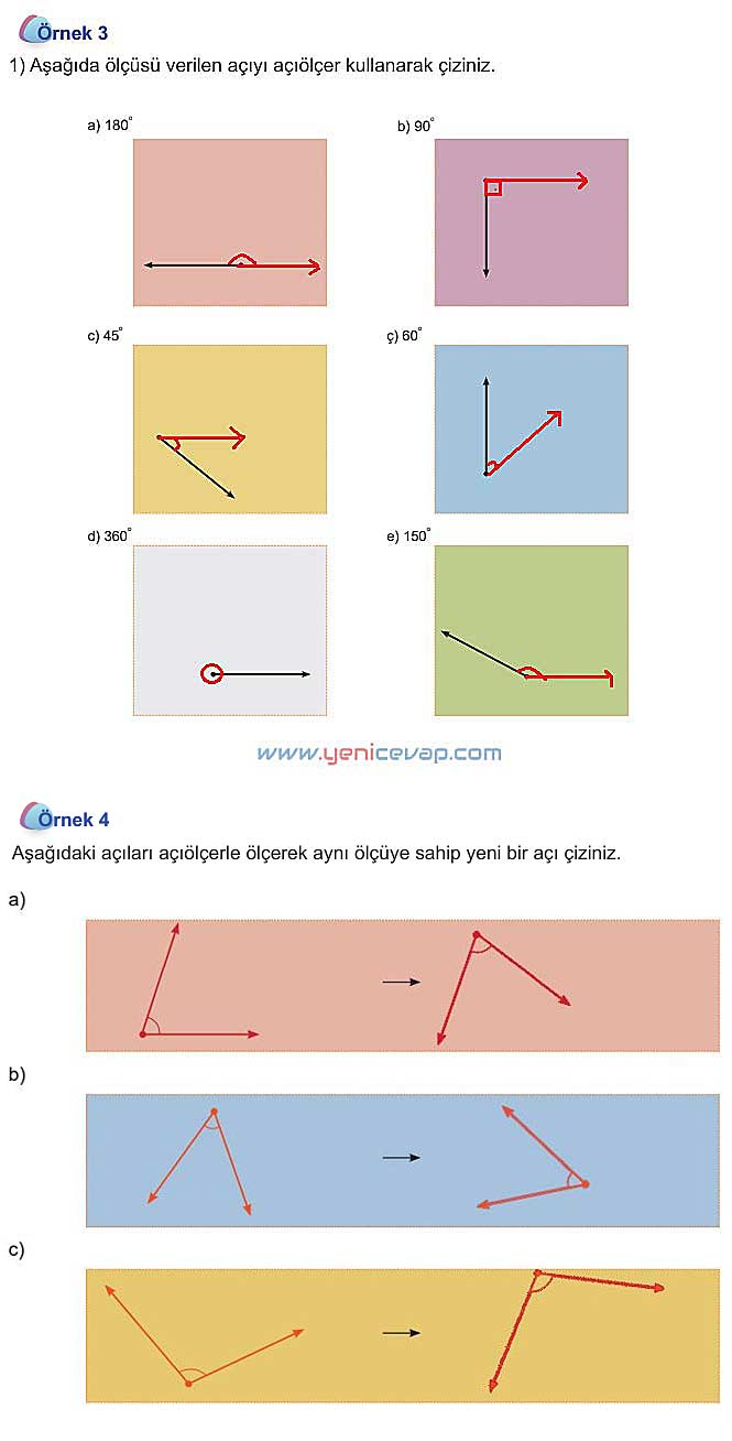 5. Sınıf Matematik 1. Kitap Sayfa 42 43 44 45 Cevapları Meb