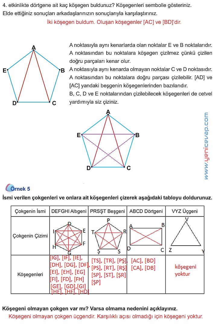 5. Sınıf Matematik 1. Kitap Sayfa 69 70 71 72 Cevapları Meb