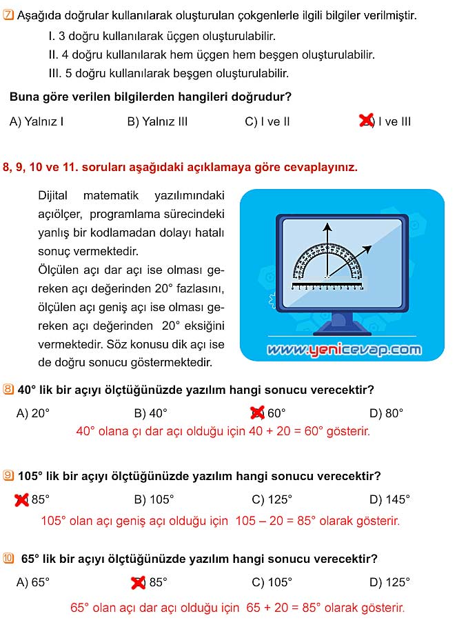 5. Sınıf Matematik 1. Kitap Sayfa 89 90 91 96 Cevapları Meb