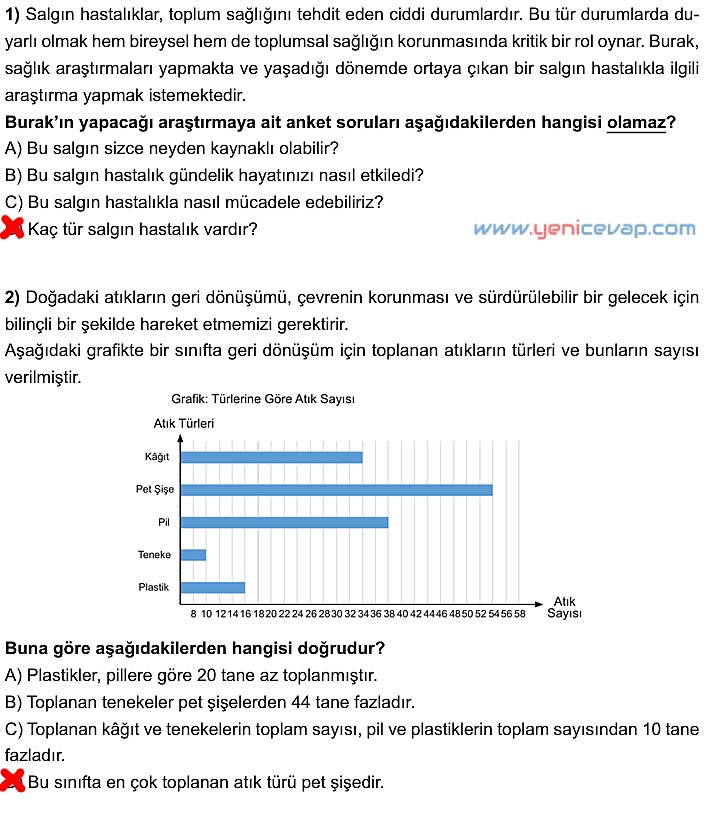5. Sınıf Matematik 2. Kitap Sayfa 108 109 110 111 Cevapları Meb