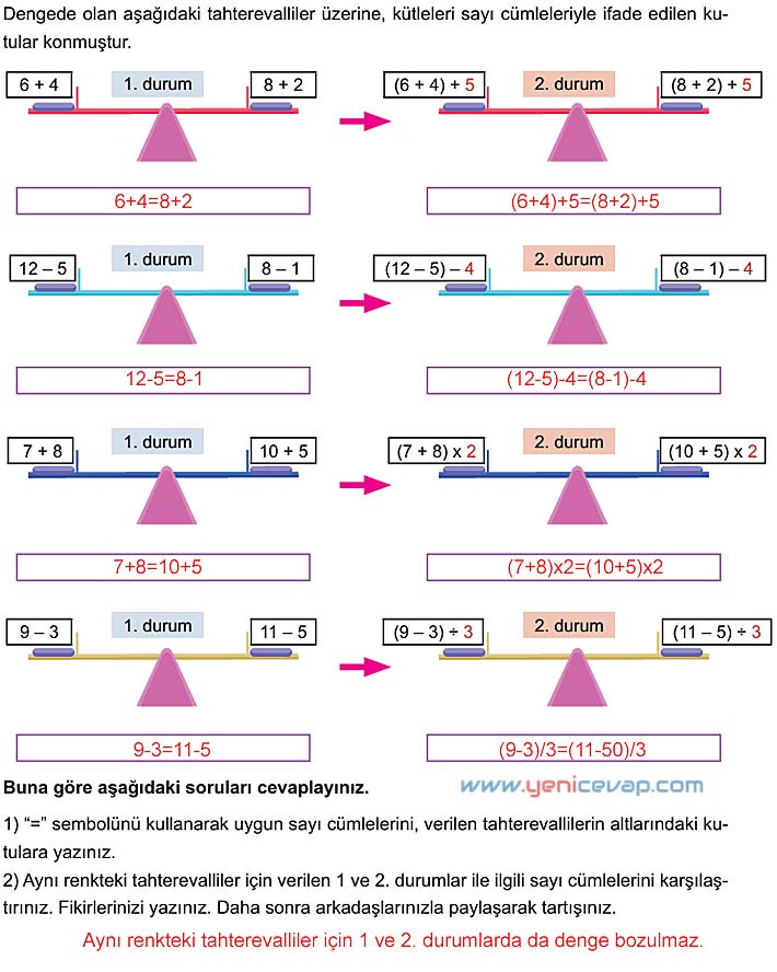5. Sınıf Matematik 2. Kitap Sayfa 118 119 120 121 Cevapları Meb