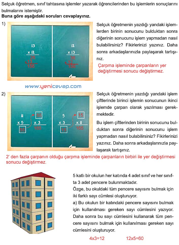 5. Sınıf Matematik 2. Kitap Sayfa 122 123 124 125 Cevapları Meb