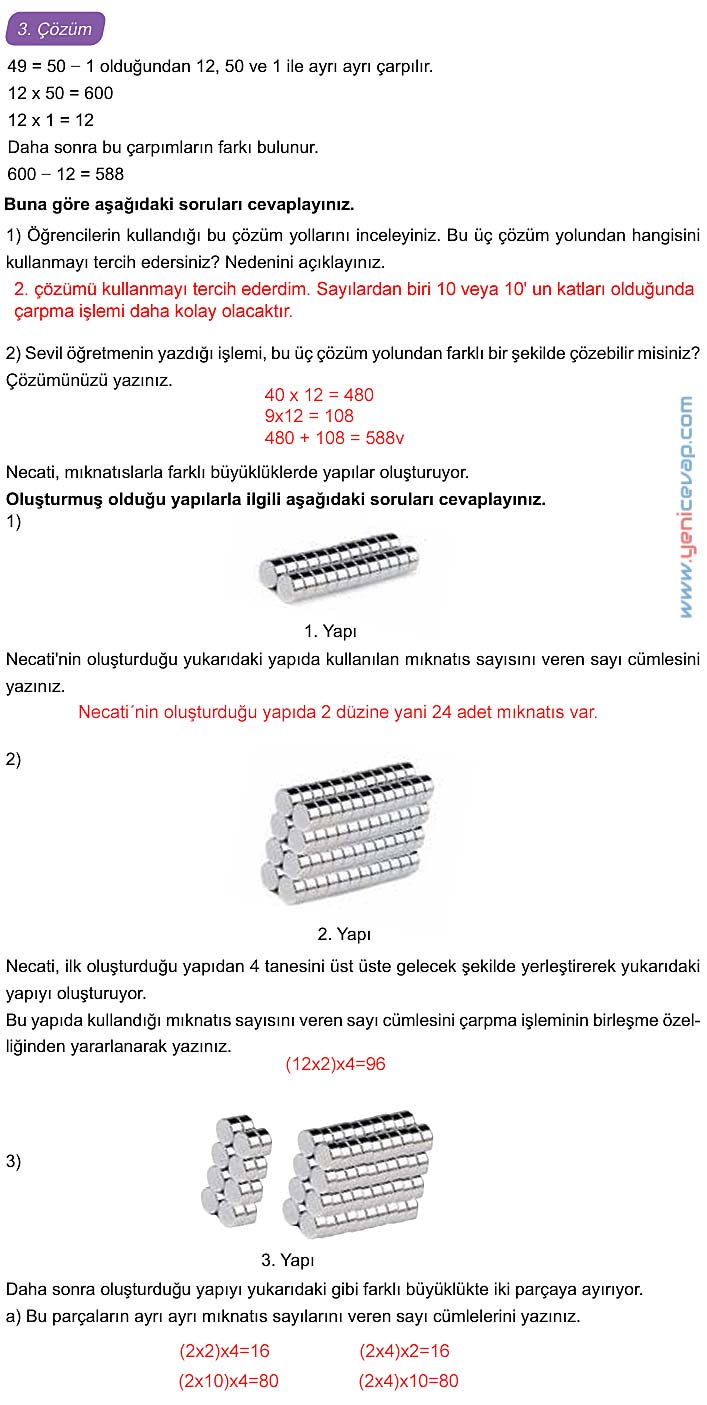 5. Sınıf Matematik 2. Kitap Sayfa 126 127 128 129 Cevapları Meb