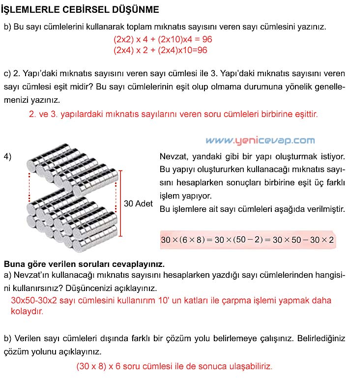 5. Sınıf Matematik 2. Kitap Sayfa 126 127 128 129 Cevapları Meb
