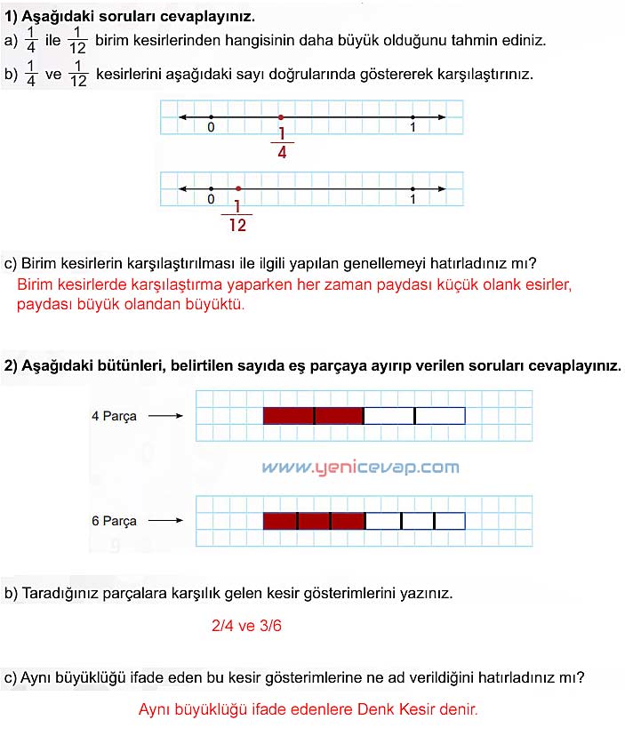 5. Sınıf Matematik 2. Kitap Sayfa 14 15 16 17 Cevapları Meb