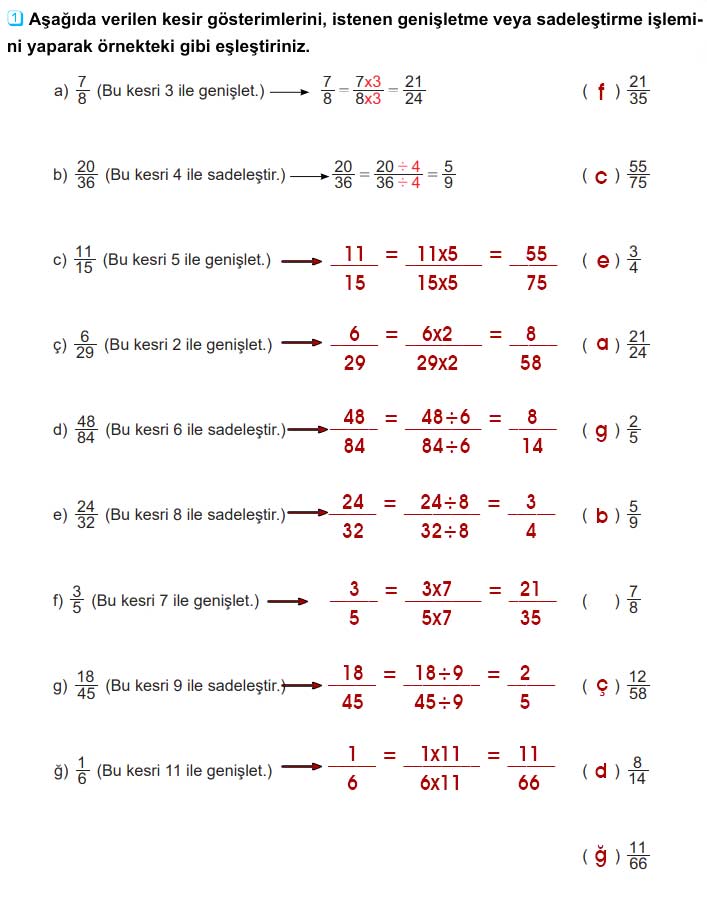 5. Sınıf Matematik 2. Kitap Sayfa 14 15 16 17 Cevapları Meb