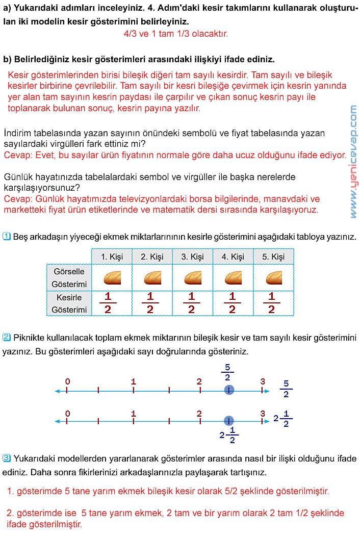 5. Sınıf Matematik 2. Kitap Sayfa 14 15 16 17 Cevapları Meb