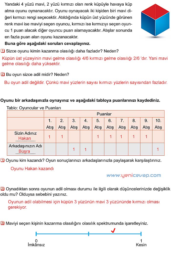 5. Sınıf Matematik 2. Kitap Sayfa 173 174 175 178 Cevapları Meb