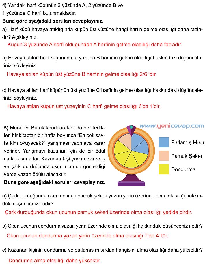 5. Sınıf Matematik 2. Kitap Sayfa 179 180 181 182 Cevapları Meb