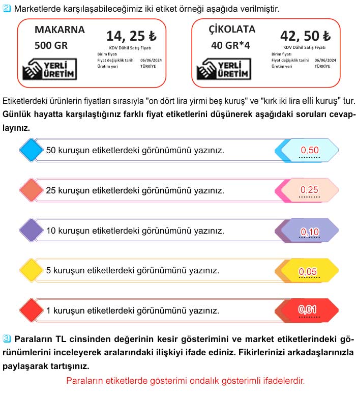5. Sınıf Matematik 2. Kitap Sayfa 18 19 20 21 Cevapları Meb