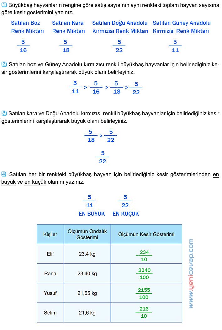 5. Sınıf Matematik 2. Kitap Sayfa 38 40 41 42 Cevapları Meb