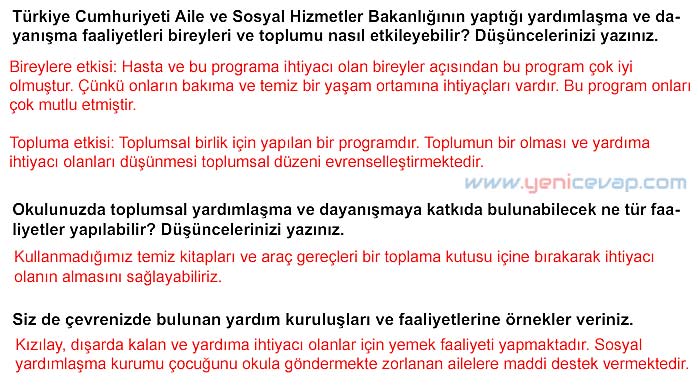5. Sınıf Sosyal Bilgiler 1. Kitap Sayfa 35 37 42 43 44 Cevapları Meb