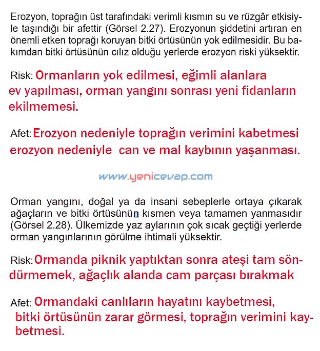 5. Sınıf Sosyal Bilgiler 1. Kitap Sayfa 73 74 75 76 81 82 83 Cevapları Meb