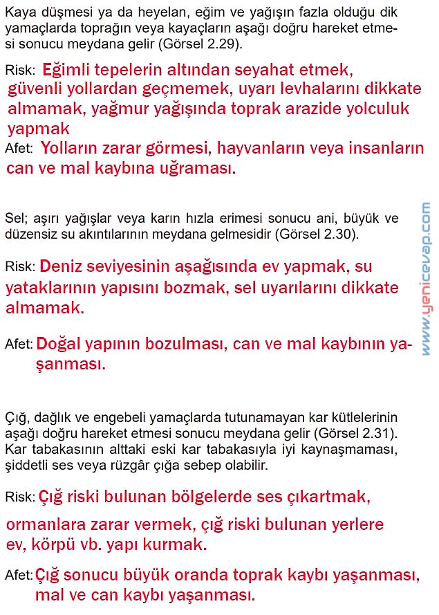 5. Sınıf Sosyal Bilgiler 1. Kitap Sayfa 73 74 75 76 81 82 83 Cevapları Meb
