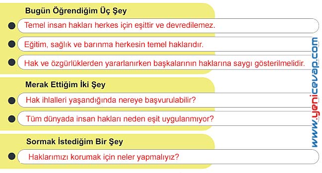 5. Sınıf Sosyal Bilgiler 2. Kitap Sayfa 37 39 40 41 42 47 48 Cevapları Meb