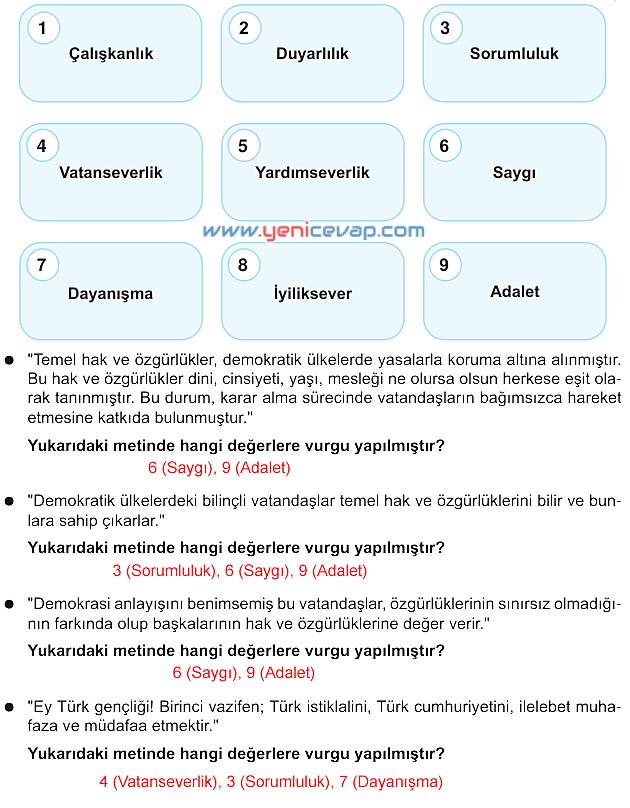 5. Sınıf Sosyal Bilgiler 2. Kitap Sayfa 58 59 60 61 Cevapları Meb