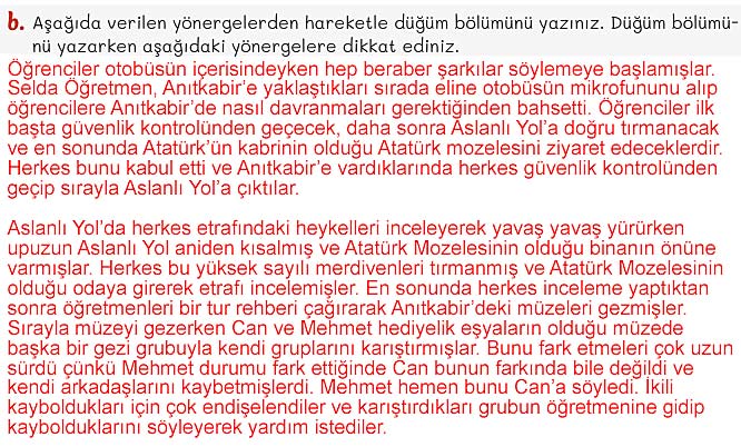 5. Sınıf Türkçe 1. Kitap Sayfa 109 110 111 112 113 Cevapları Meb