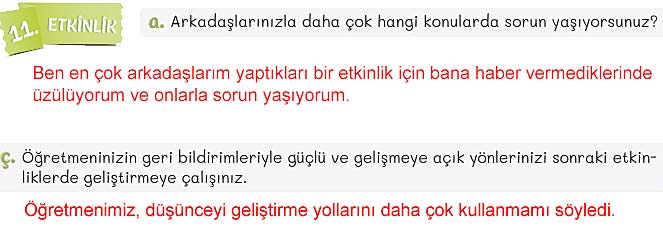 5. Sınıf Türkçe 1. Kitap Sayfa 143 144 145 146 147 Cevapları Meb
