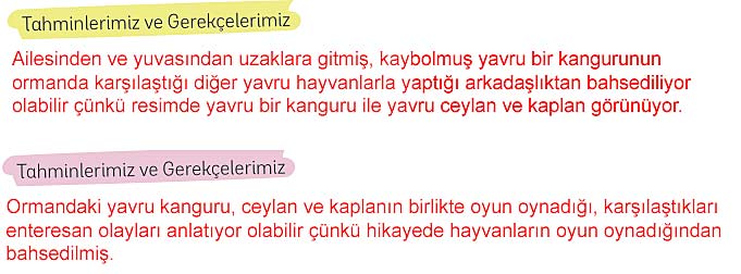 5. Sınıf Türkçe 1. Kitap Sayfa 22 23 24 25 26 30 Cevapları Meb