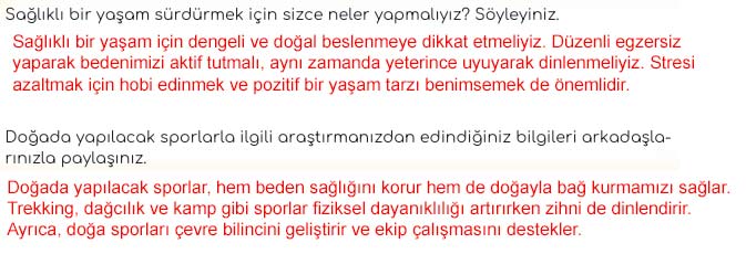 5. Sınıf Türkçe 2. Kitap Sayfa 109 110 111 114 Cevapları Meb