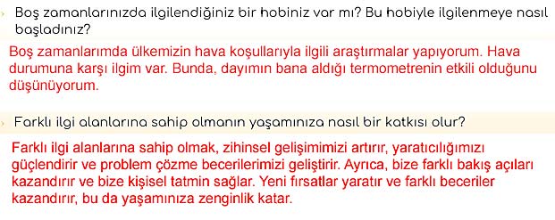 5. Sınıf Türkçe 2. Kitap Sayfa 133 134 135 136 Cevapları Meb