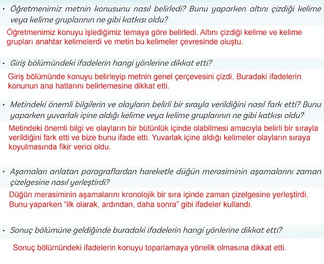 5. Sınıf Türkçe 2. Kitap Sayfa 37 38 39 40 41 42 Cevapları Meb