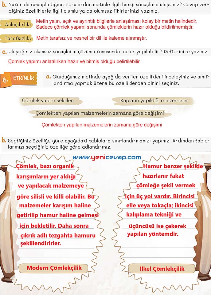 5. Sınıf Türkçe 2. Kitap Sayfa 49 50 51 52 Cevapları Meb