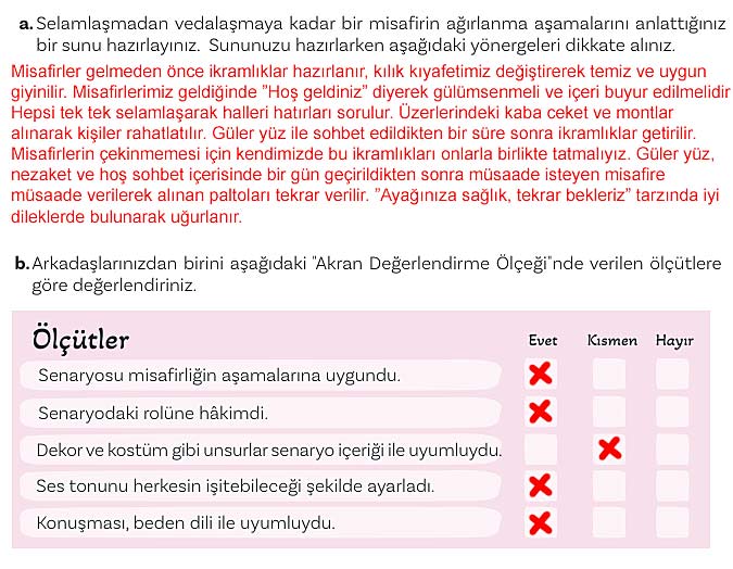 5. Sınıf Türkçe 2. Kitap Sayfa 53 54 55 56 59 Cevapları Meb