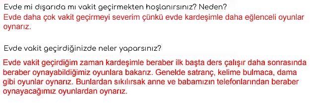 5. Sınıf Türkçe 2. Kitap Sayfa 65 68 70 71 Cevapları Meb