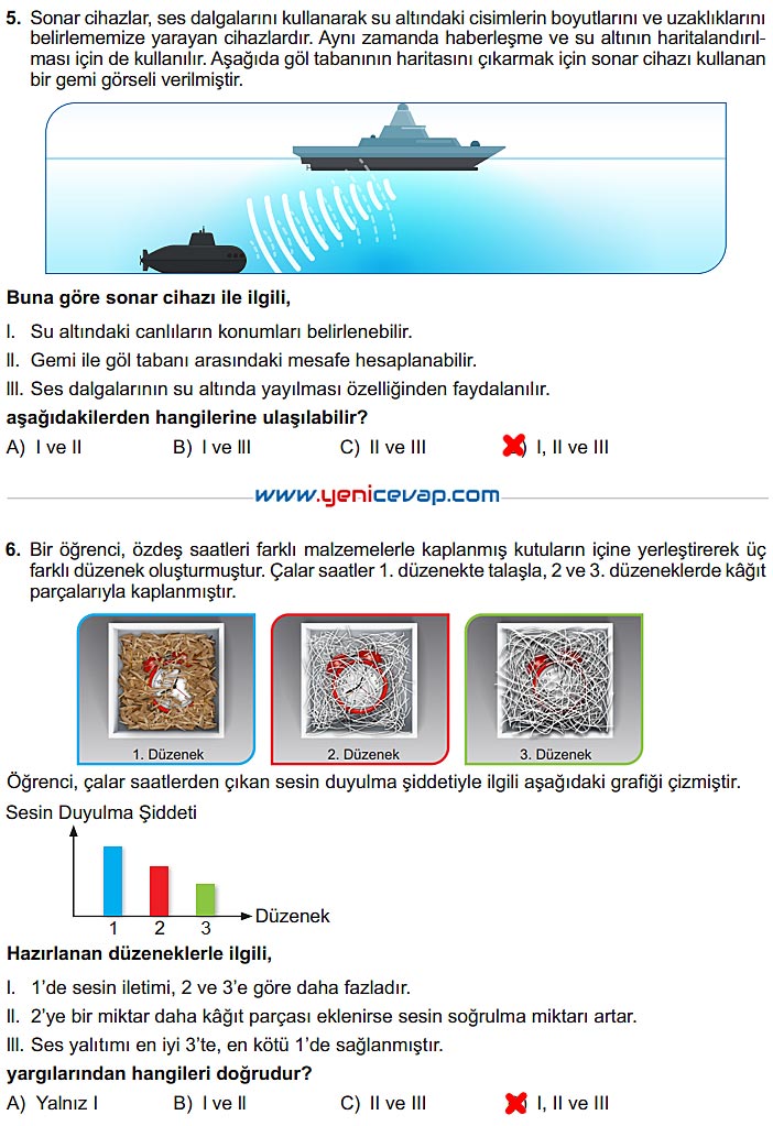 6. Sınıf Fen Bilimleri Kitabı Sayfa 161 162 163 164 165 Cevapları Meb