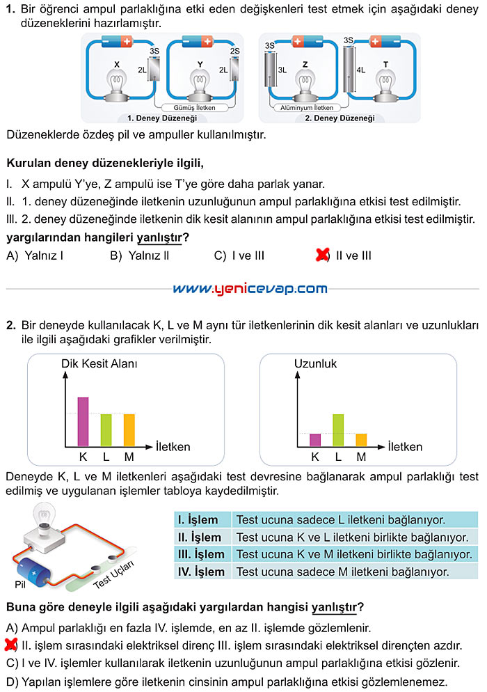 6. Sınıf Fen Bilimleri Kitabı Sayfa 216 217 218 219 220 Cevapları Meb
