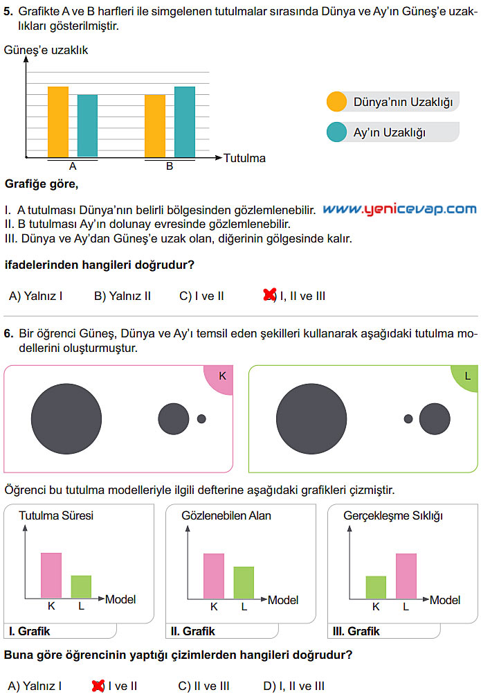 6. Sınıf Fen Bilimleri Kitabı Sayfa 27 28 29 30 31 Cevapları Meb