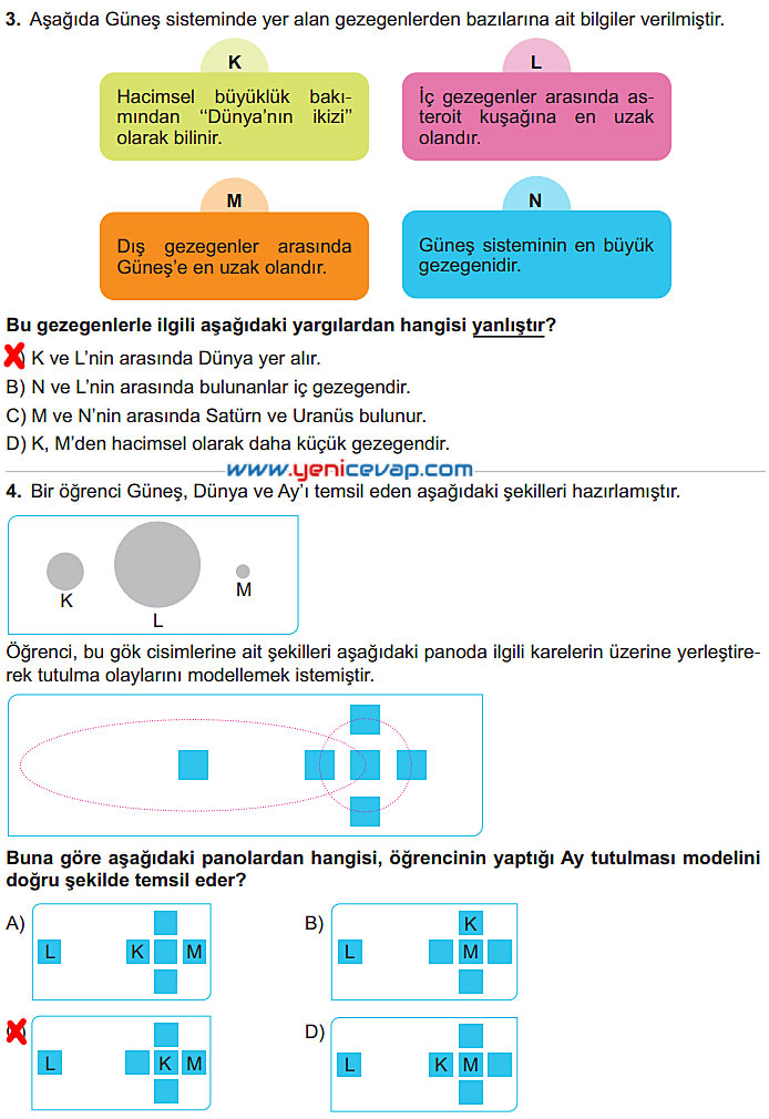6. Sınıf Fen Bilimleri Kitabı Sayfa 27 28 29 30 31 Cevapları Meb