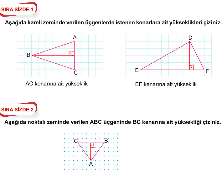 6. Sınıf Matematik Kitabı Sayfa 234 236 237 240 241 Cevapları Meb