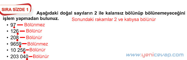 6. Sınıf Matematik Kitabı Sayfa 42 44 45 46 47 48 Cevapları Meb