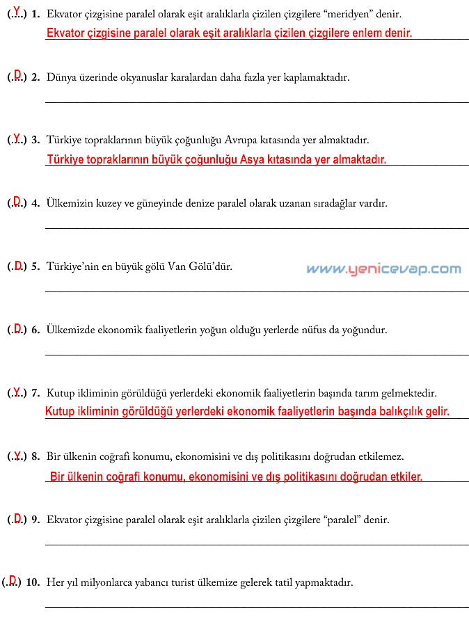 6. Sınıf Sosyal Bilgiler Kitabı Sayfa 122 123 125 126 127 128 129 130 131 Cevapları Evos