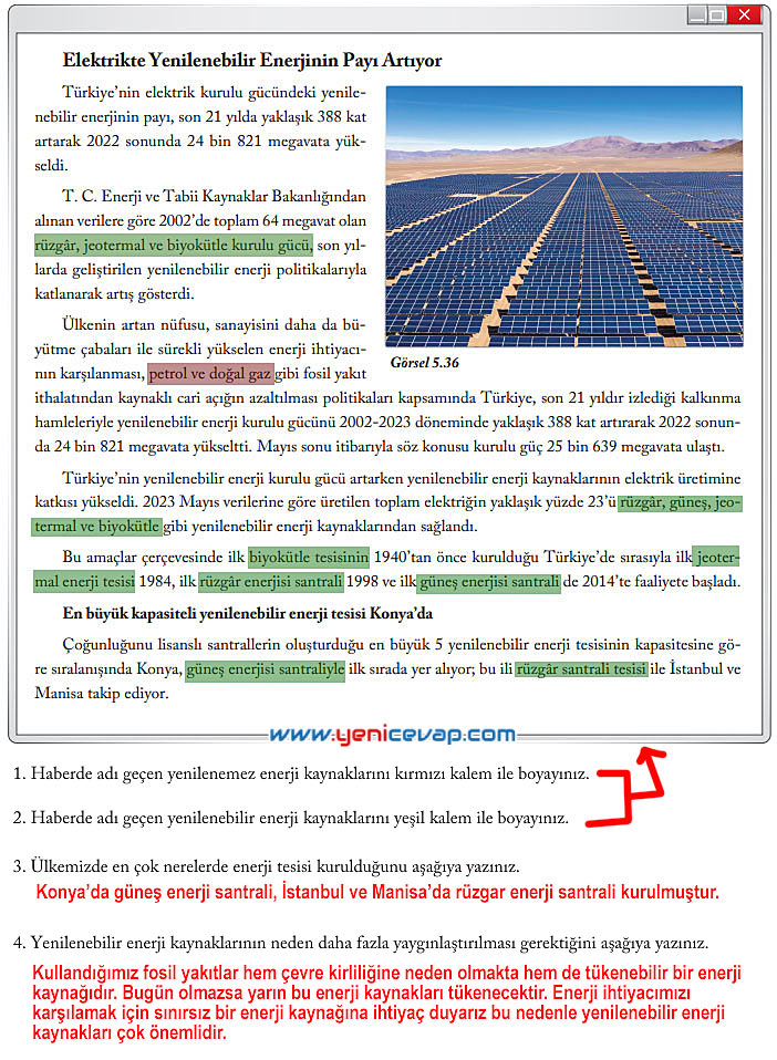 6. Sınıf Sosyal Bilgiler Kitabı Sayfa 169 170 171 172 173 174 177 178 Cevapları Evos