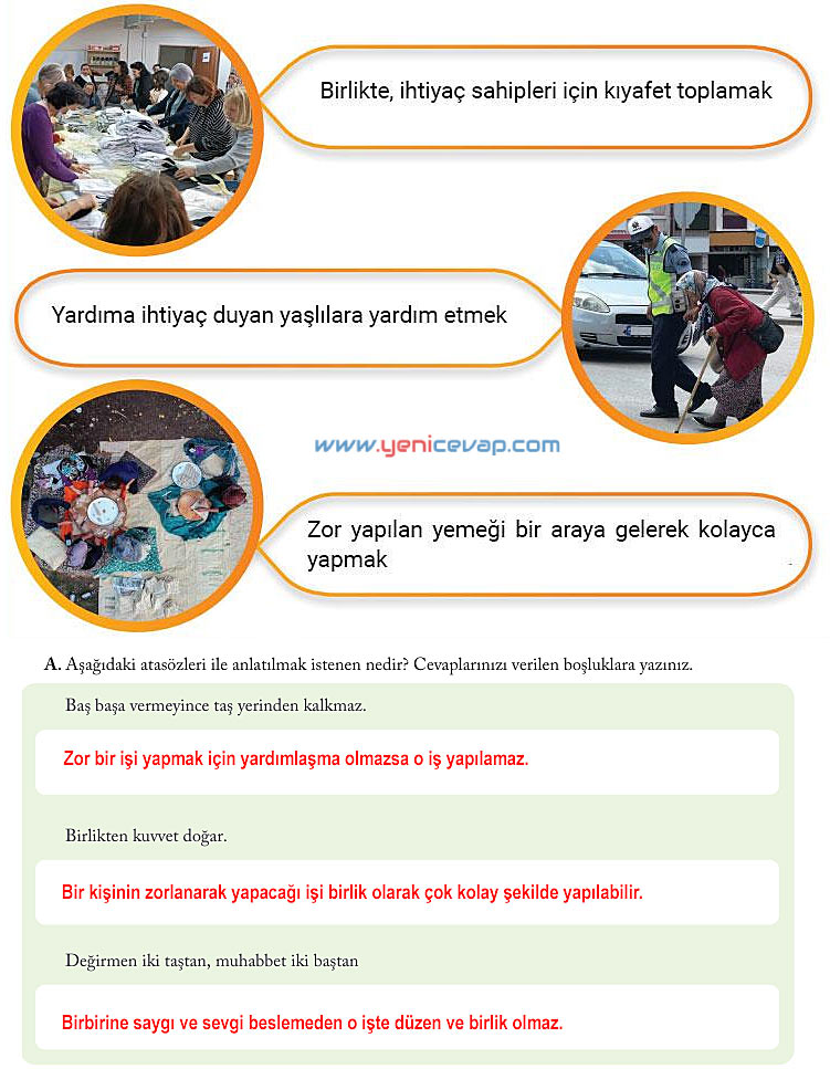 6. Sınıf Sosyal Bilgiler Kitabı Sayfa 12 13 14 15 17 18 19 Cevapları Evos