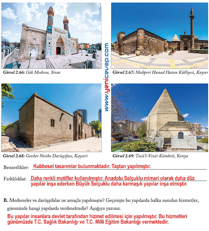 6. Sınıf Sosyal Bilgiler Kitabı Sayfa 72 73 74 75 76 77 78 Cevapları Evos
