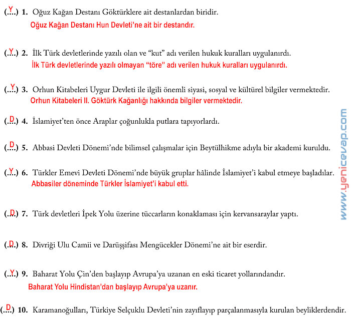 6. Sınıf Sosyal Bilgiler Kitabı Sayfa 88 89 90 91 92 93 Cevapları Evos