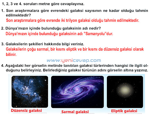 6. Sınıf Türkçe Kitabı Sayfa 102 104 105 106 108 Cevapları Meb