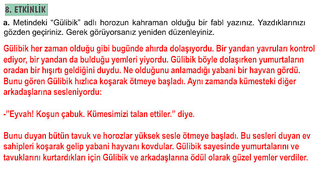 6. Sınıf Türkçe Kitabı Sayfa 111 112 113 114 115 116 Cevapları Meb