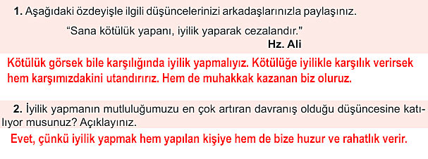6. Sınıf Türkçe Kitabı Sayfa 111 112 113 114 115 116 Cevapları Meb