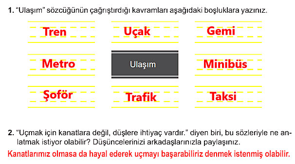 6. Sınıf Türkçe Kitabı Sayfa 139 140 141 142 145 Cevapları Meb
