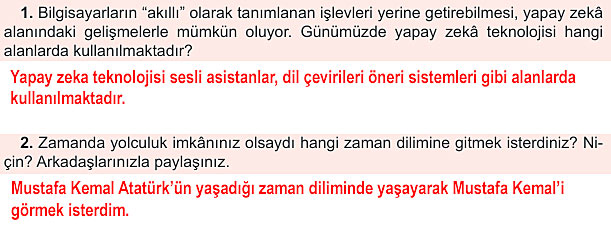 6. Sınıf Türkçe Kitabı Sayfa 146 147 148 149 152 Cevapları Meb