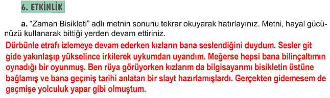 6. Sınıf Türkçe Kitabı Sayfa 153 154 155 156 157 Cevapları Meb