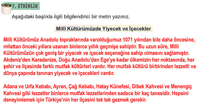 6. Sınıf Türkçe Kitabı Sayfa 12 13 14 15 16 17 Cevapları Meb