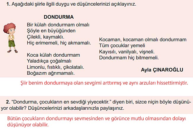 6. Sınıf Türkçe Kitabı Sayfa 190 191 192 193 194 Cevapları Meb
