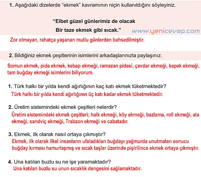 6. Sınıf Türkçe Kitabı Sayfa 222 223 224 225 226 Cevapları Meb